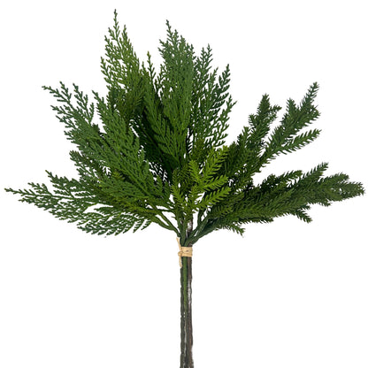 Real Touch Mini Spruce/Cedar Branch Bundle 16" | XJ
