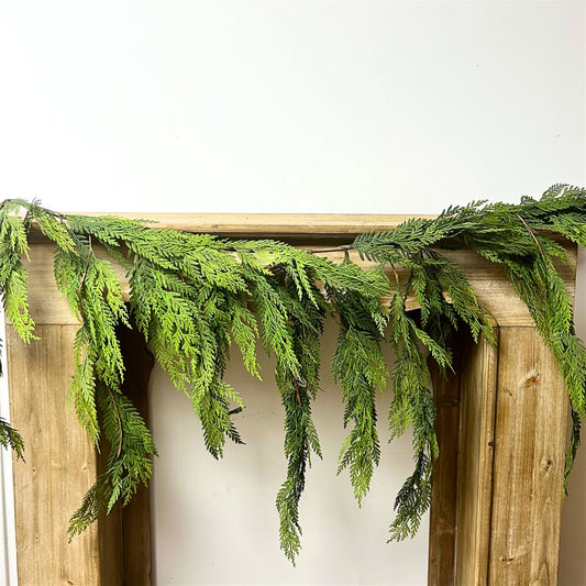 Real Touch Port Orford Hanging Cedar Garland 52" | XJ