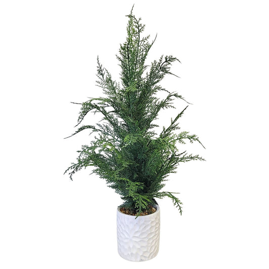 Real Touch Wild Cypress Potted Tree 27" | XJ