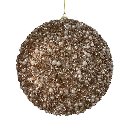 Dazzling Sequin/Bead Ball - Champagne 5.5" | YK