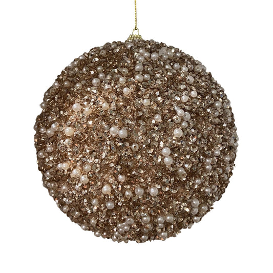 Dazzling Sequin/Bead Ball - Champagne 5.5" | YK