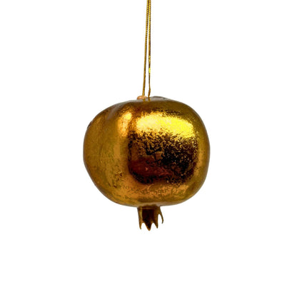 Old World Pomegranate Ornament - Antique Bronze 3.5” | YS