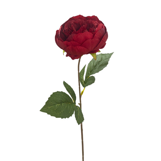 Garden Peony Stem 17.5" - Red | YS