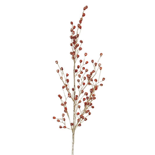 Red Acrylic Bead Spray 26” | YS