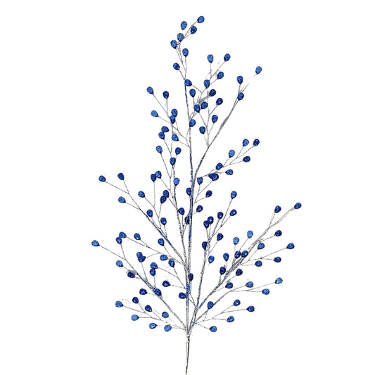 Royal Blue Acrylic Glitter Bead Spray 26” | YS
