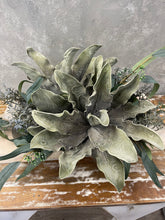 Load image into Gallery viewer, Succulent Dough Bowl Arrangement in Natural or White Wash Finish