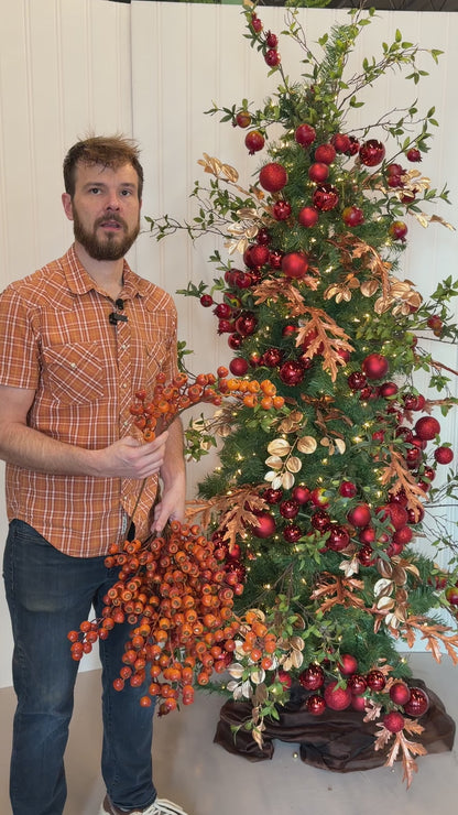 Grand Pod Berry Spray 24" - Orange | KS