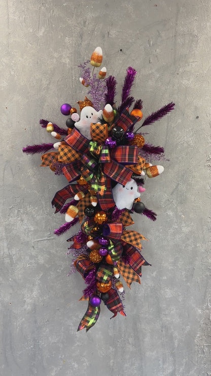 Halloween Plaid Ribbon 2.5” x 10yd | YT