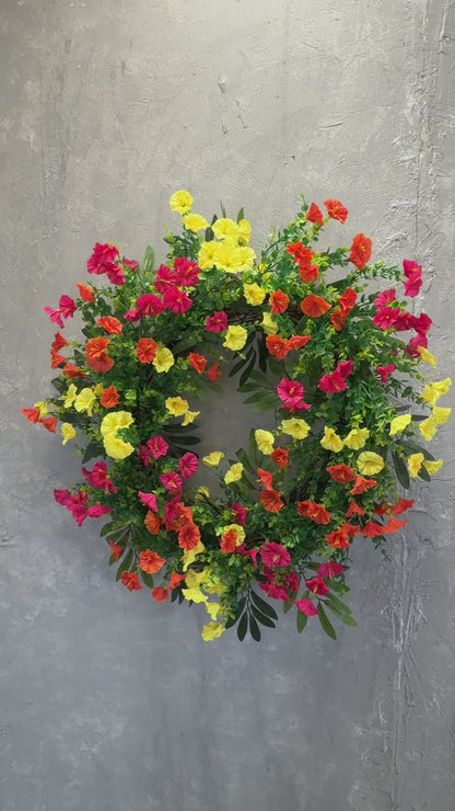 Mini Morning Glory Bunch 14" - Orange