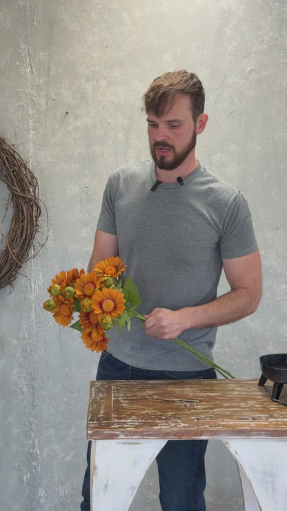 Wild Sunflower x5 Burnt Orange 28" | YSE