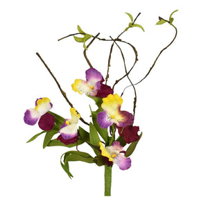 11" Spring Pick Wild Flower Pansy Lavender/Yellow/Magenta | QDE