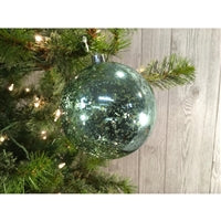 4" Mercury Ball Ornament in Aqua | XJB
