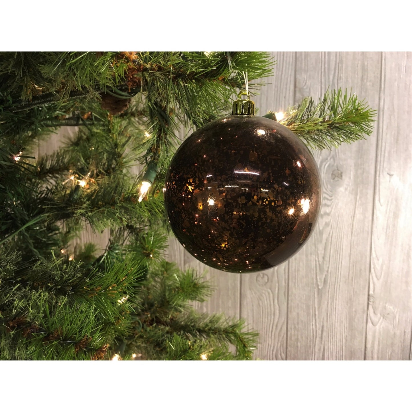 4" Mercury Ball Ornament in Chocolate | XJB