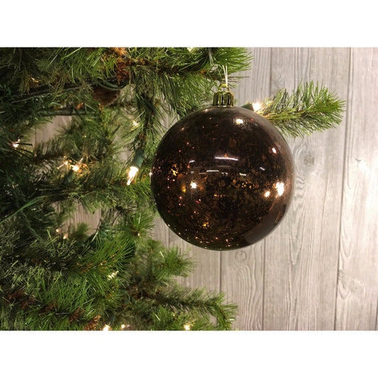 4" Mercury Ball Ornament in Chocolate | XJB