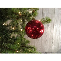 4" Mercury Ball Ornament in Red | XJB