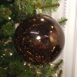 5.5" Mercury Ball Ornament in Chocolate | XJB