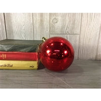 Load image into Gallery viewer, 5.5&quot; Mercury Ball Ornament in Red | XJB