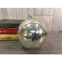 5.5" Mercury Ball Ornament in Silver | XJB