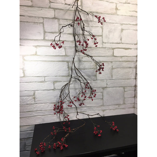 58" Red Mini Berry Garland