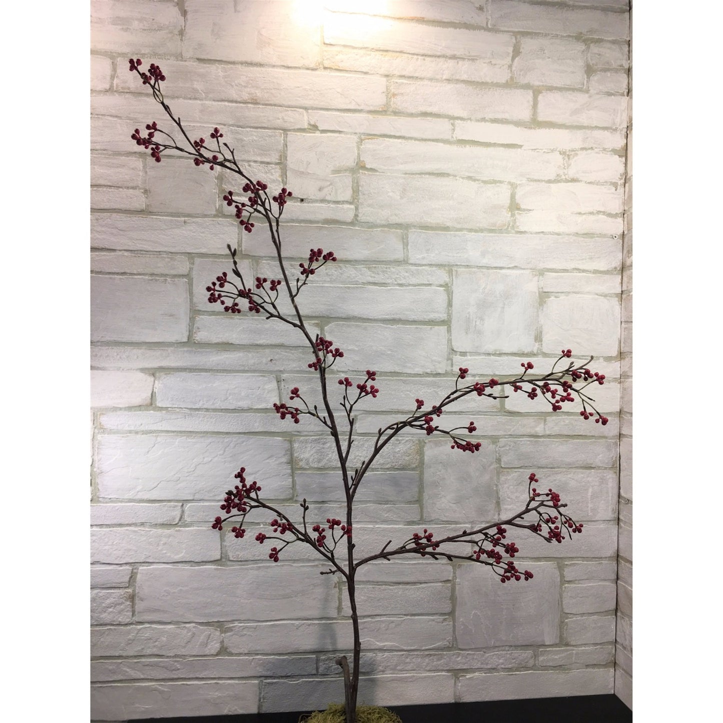 52" Mini Berry Stem in Red