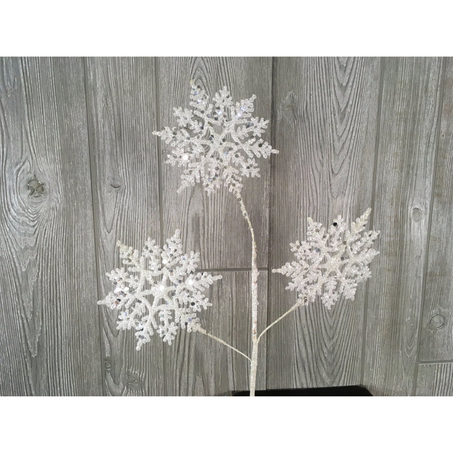 21" Snowflake Spray in Apple Green, Champagne, Red, Silver, or White | QS