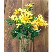 19.25" Wild Daisy Bush in Yellow/Gold | YL