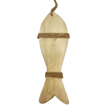 9.5" Driftwood Fish with Hanger --Each Sold Separately