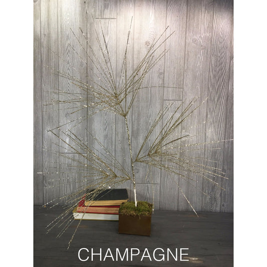 46" Jumbo Long Needle Pine Spray in Champagne