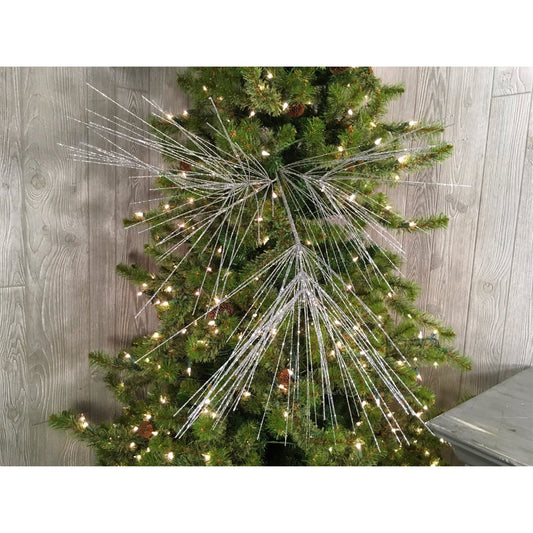 46" Jumbo Long Needle Pine Spray in Silver | XJ