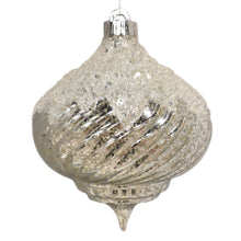 Load image into Gallery viewer, 5&quot; Onion Shape Classic Ornament in Silver | XJB