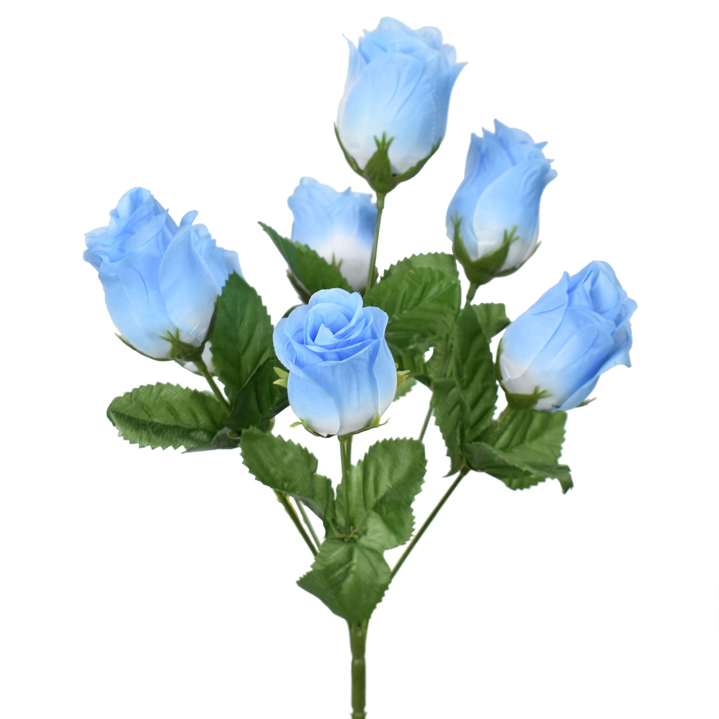 14" Rose Bud Bush in Light Blue | YL