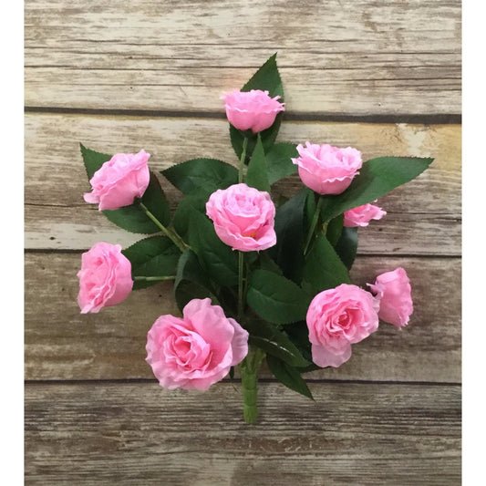 11" Mini Rose Bush in Pink | YL