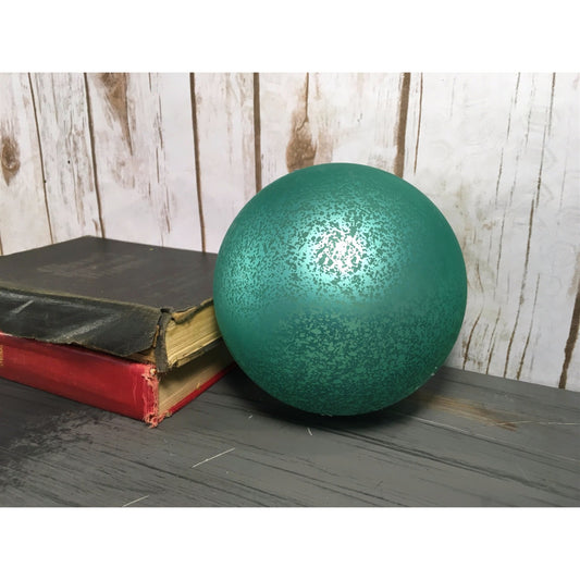 6" Matte Mercury Ball Ornament in Aqua | XJB