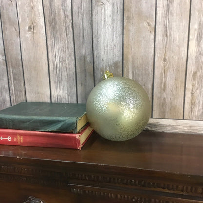 6" Matte Mercury Ball Ornament - Platinum | XJ