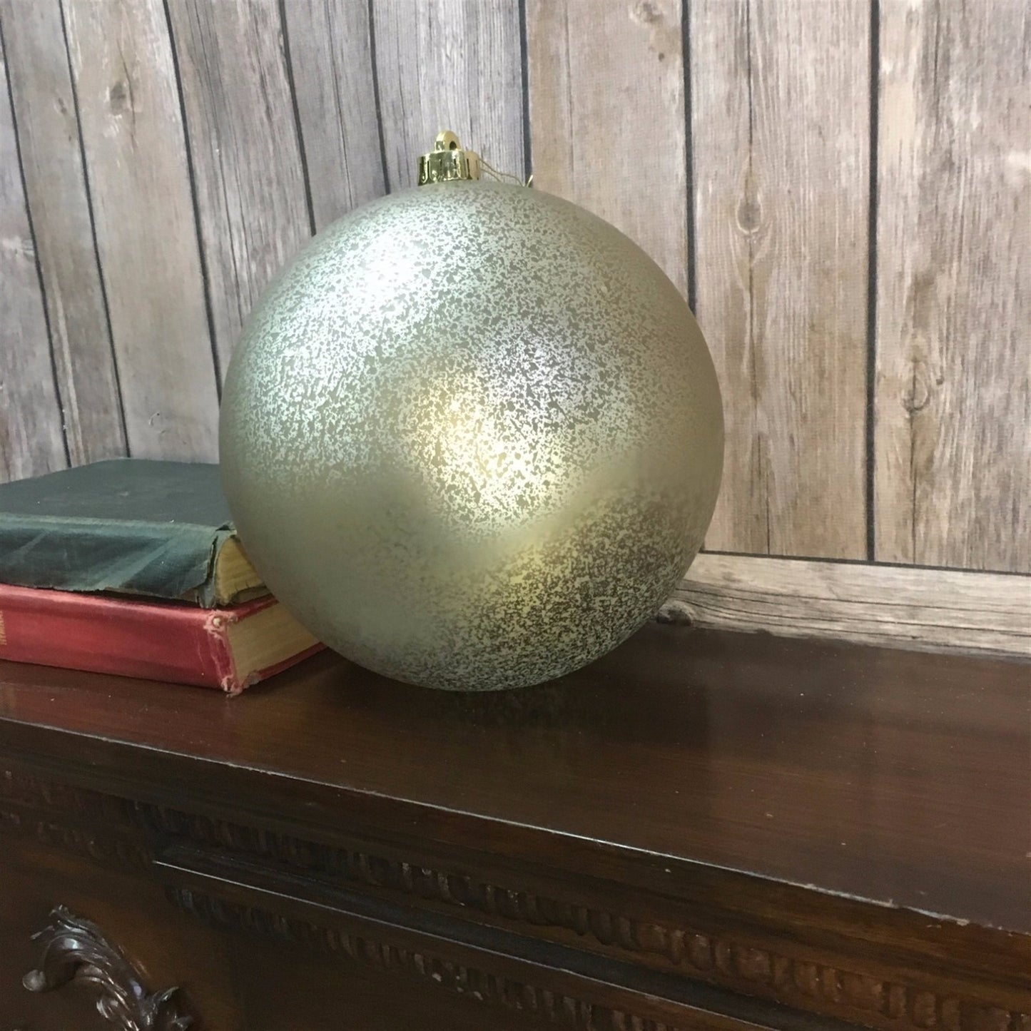 8" Matte Mercury Ball Ornament in Platinum | XJB