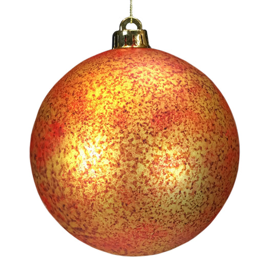 6" Vintage Ball Ornament in Copper/Rust | XJB