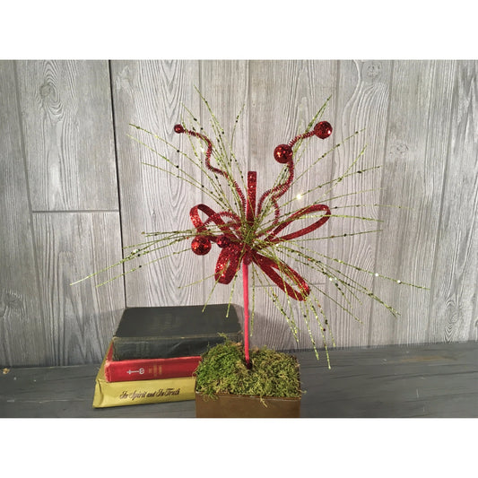 21" Holiday Explosion Pick in Red/Apple | QD