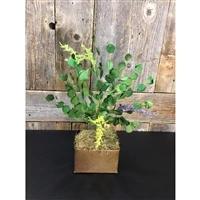 16" Paper Eucalyptus Berry Spray | QDE