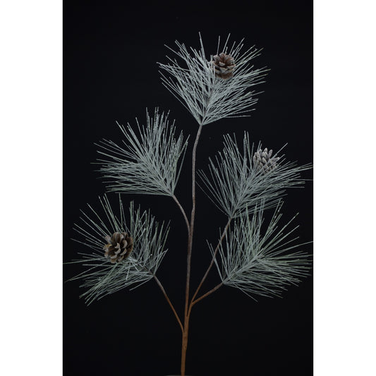Frosted Western Pine Cones Spray