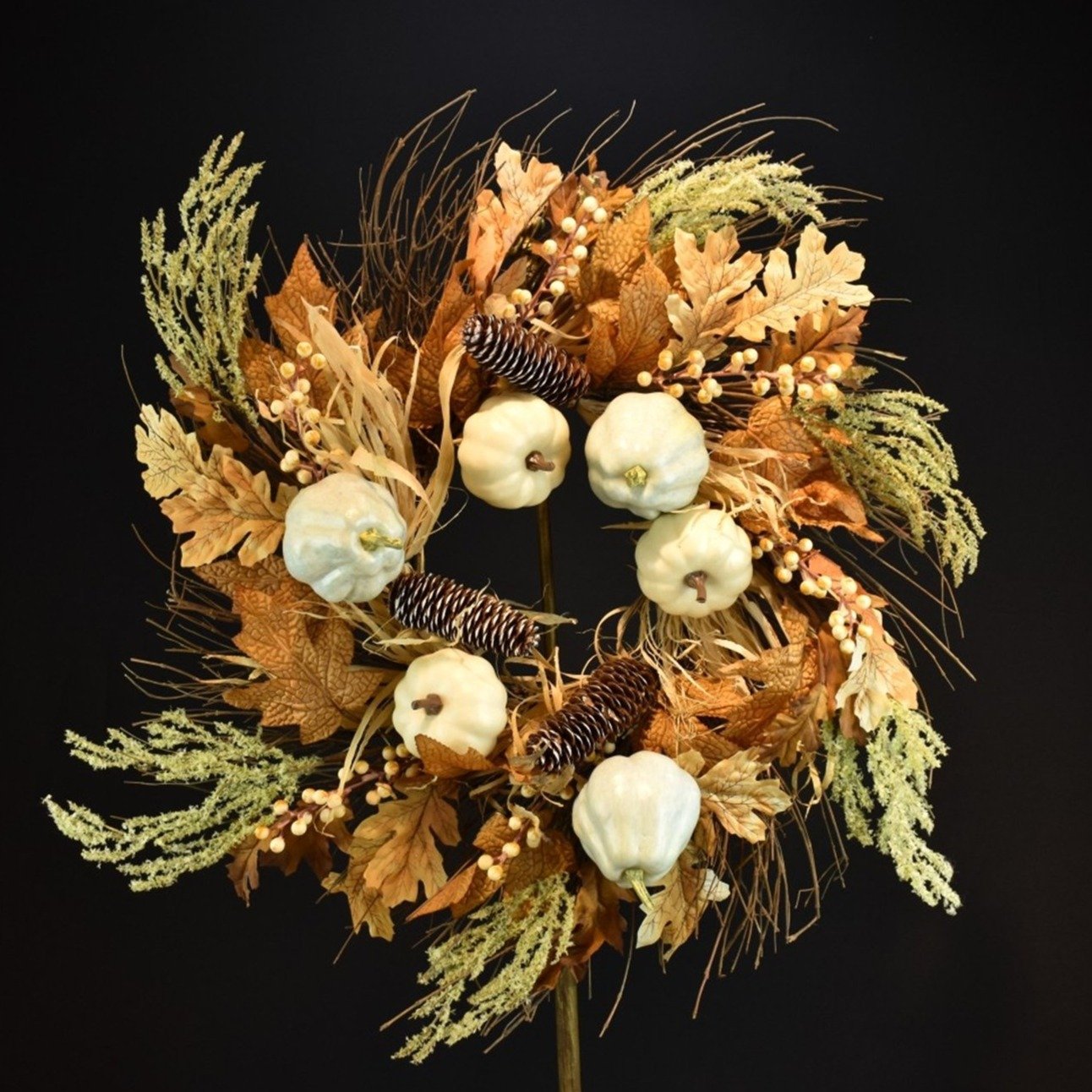 28" Heirloom Harvest Fall Wreath | QD
