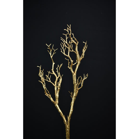 36" Metallic Dipped Manzanita Branch in Gold | XJ