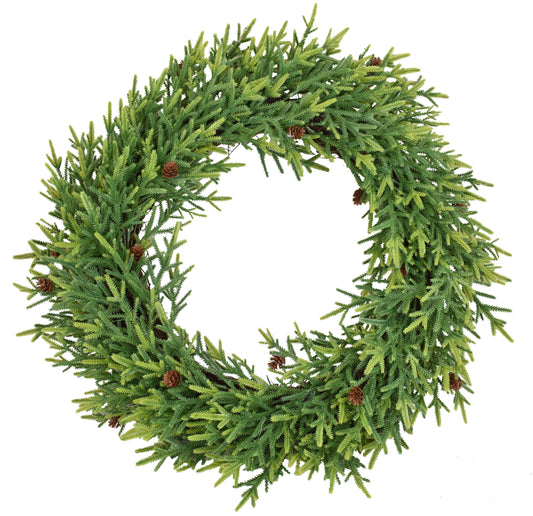 26" Mini Noble Fir Wreath | QS