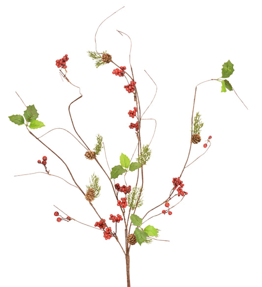 Wispy Holly Jolly Berry Spray