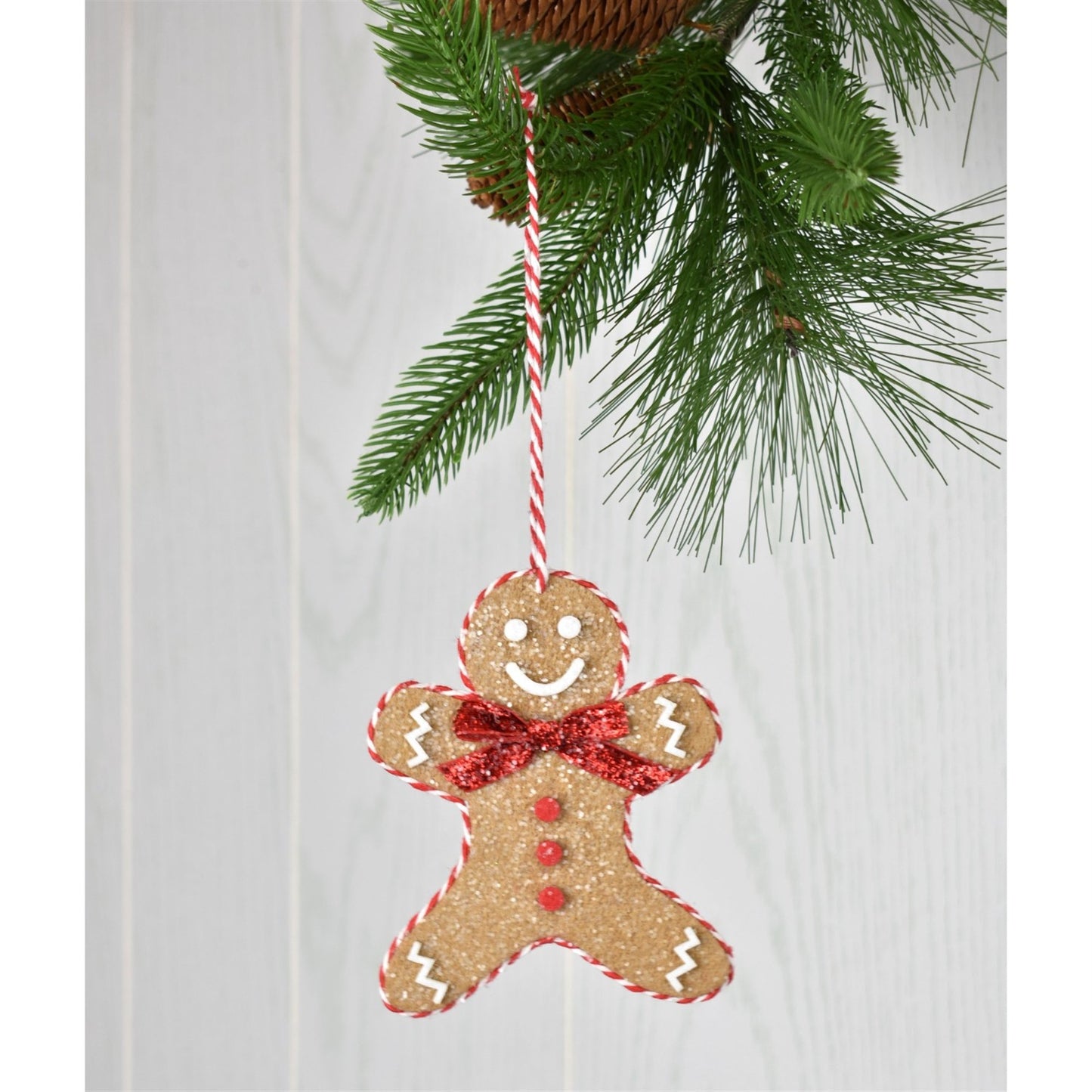 5" Frosted Felt Gingerbread Ornament Asst., Sold Separately | TA