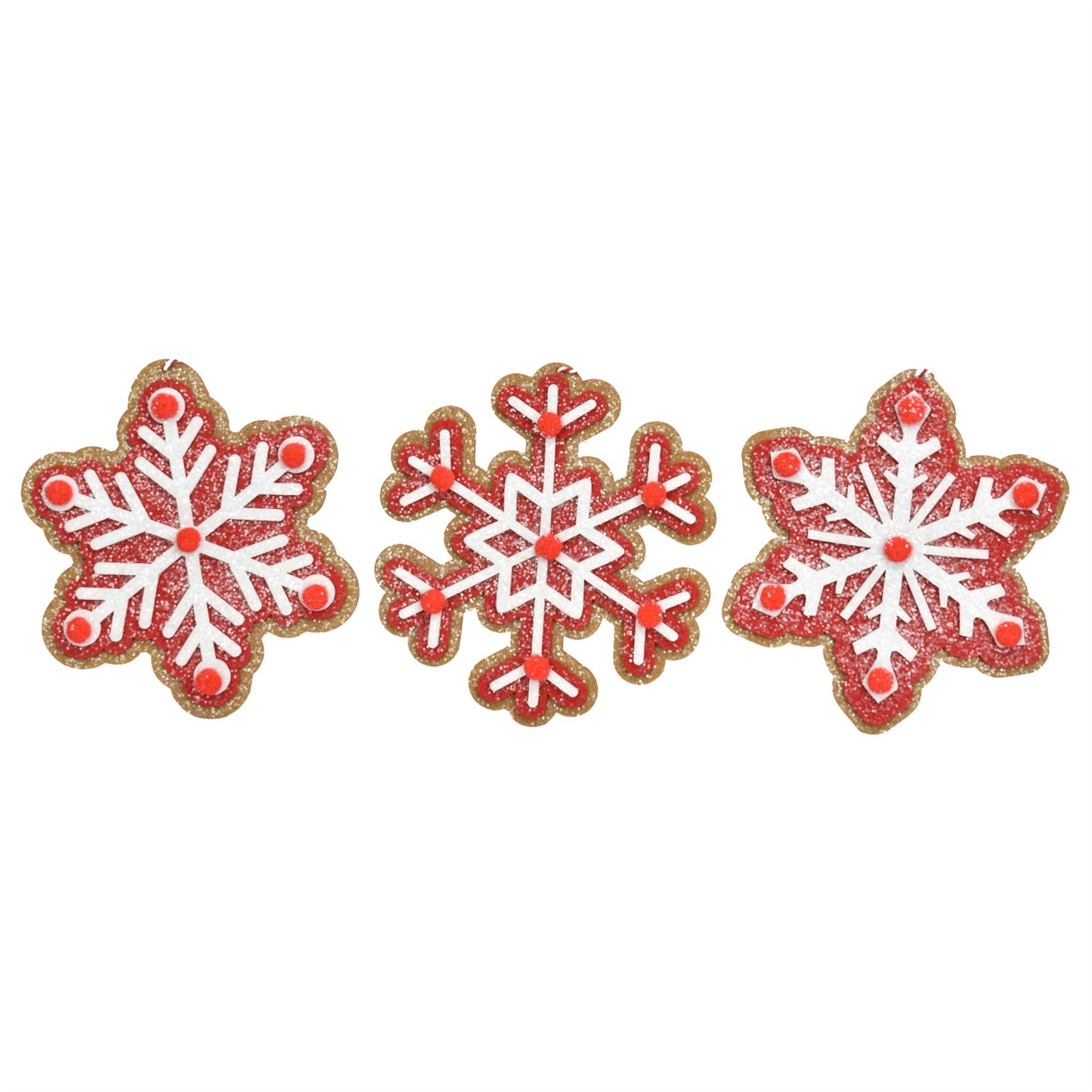 6" Snowflake Cookies (3 Asst.) | TA