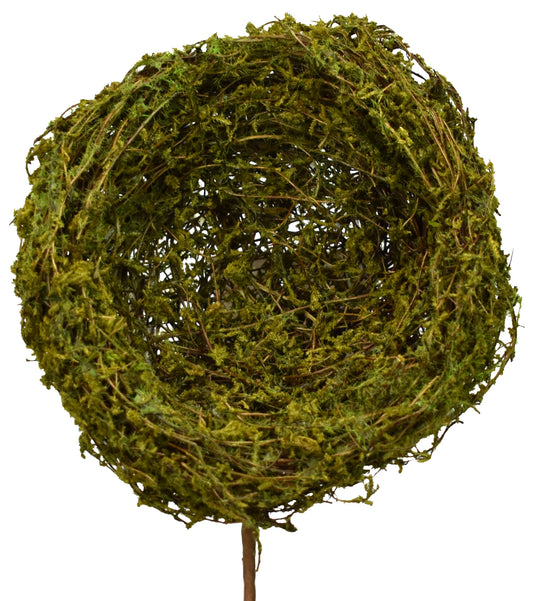 9" Nest Pick in Natural Green