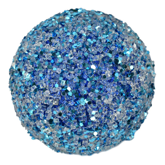 5" Glitter and Ice Ball in Blue | QD