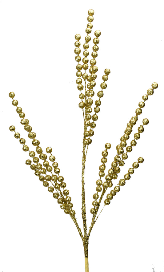 30" Glitter Ball Spray in Gold | QD