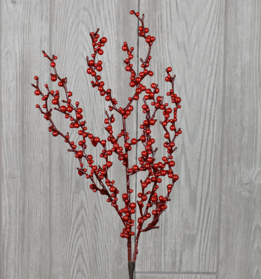 24" Berry Spray in Red | QD