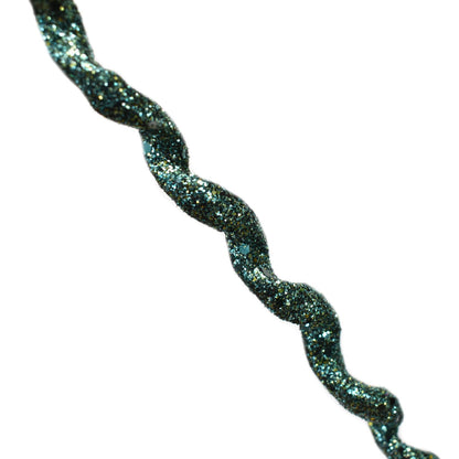 38" Curly Spray with Balls in Emerald | QD